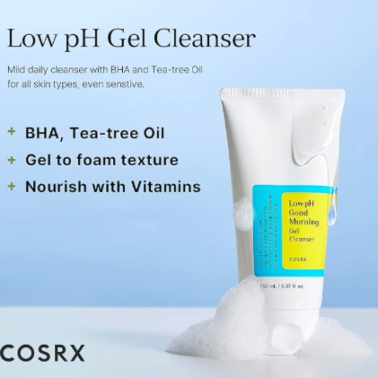 COSRX-Low pH Good Morning Gel Cleanser